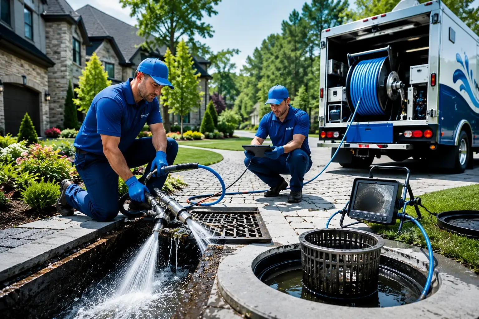 Local outdoor drain cleaning professionals in Olyphant, PA